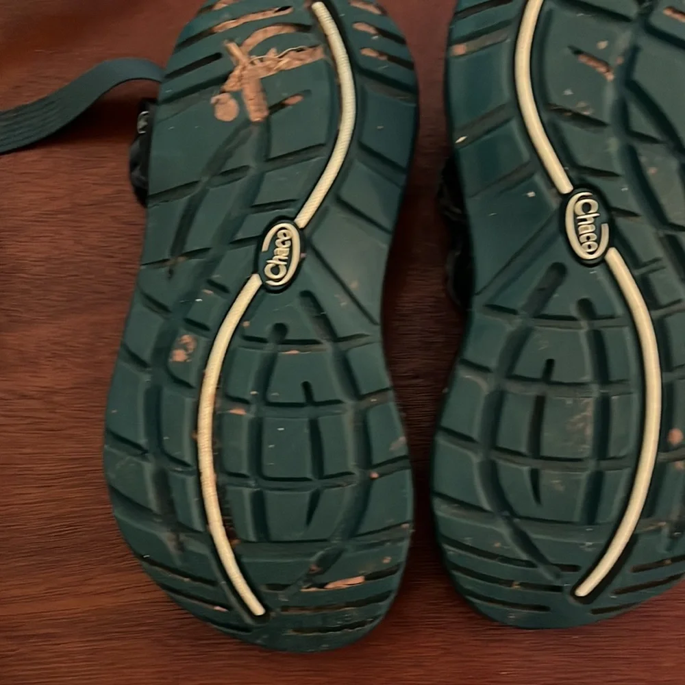 I loved these Chaco but bought another pair. These Chacos have a lot miles left. - Picture 3 of 7